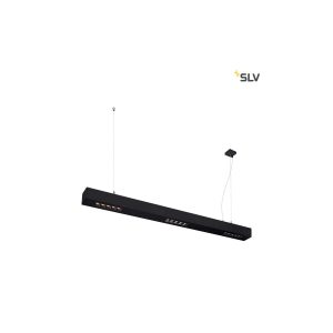 SLV Q-Line LED Pendelleuchte 1m Schwarz 3000K