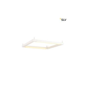 SLV Open Grill LED Double Twist Wand- & Deckenleuchte Weiß