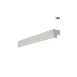 SLV L-Line 60 LED Wand- & Deckenleuchte IP44 Silbergrau