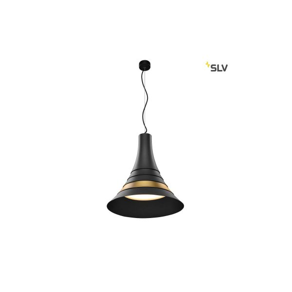 SLV Bato 45 LED Pendelleuchte Schwarz