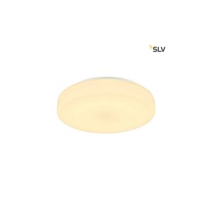 SLV Lipsy 40 Drum LED Außen-Aufbauleuchte Weiß IP44