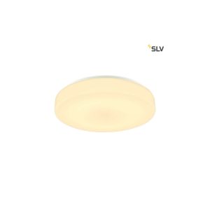 SLV Lipsy 50 Drum LED Außen-Aufbauleuchte Weiß IP44