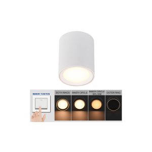 LED Aufbauleuchte Moodmaker M dimmbar Weiß