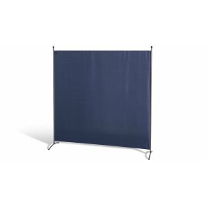 Grasekamp Stellwand 180 x 180 cm - Blau - Paravent  Raumteiler Trennwand Sichtschutz