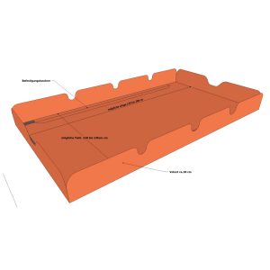 Grasekamp Ersatzdach Universal Hollywoodschaukel  Terra Ersatz-Bezug Sonnendach Dachplane