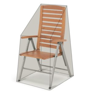 Grasekamp Black Premium Hochlehnerhülle  60x74x112cm / stacking chair cover /  atmungsaktiv / breathable