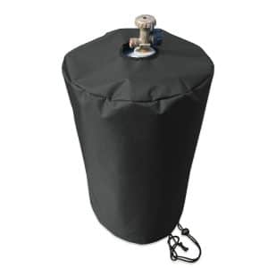 Grasekamp Black Premium Gasflaschenhülle 11kg Ø  32x47cm / gas bottle cover /  atmungsaktiv / breathable