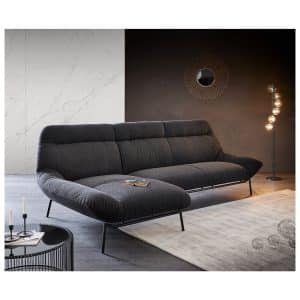 Eckcouch Shape High Schwarz 305x160 Longchair links Ecksofa by ES brand