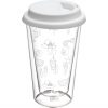 GRÄWE Doppelglas-Becher mit Deckel