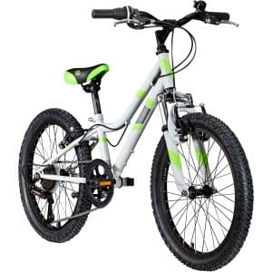 Galano GA20 Kinderfahrrad Mädchen Jungen 115 - 130 cm Fahrrad 18 Zoll ab 5 Jahre Mountainbike 7 Gänge MTB Hardtail Kinder Fahrrad... grau/grün