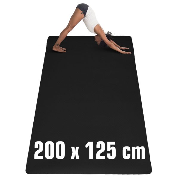 200x125 XXL Yogamatte 6mm TPE Fitnessmatte Rutschfest Yoga Fitness Sport Matte