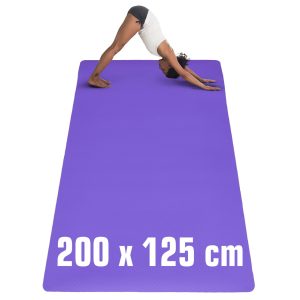 200x125 Yogamatte XXL 6mm TPE Fitnessmatte Rutschfest Yoga Fitness Sport Matte