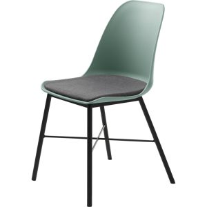2x Esszimmerstuhl grün grau Essstuhl Lehnstuhl Stuhl Set Stühle Küchenstuhl