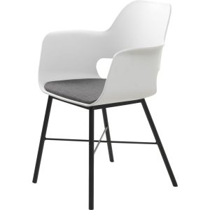 Esszimmerstuhl weiss grau Essstuhl Lehnstuhl Küche Stuhl Set Stühle Küchenstuhl