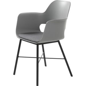 Esszimmerstuhl grau Essstuhl Lehnstuhl Küche Stuhl Set Stühle Küchenstuhl