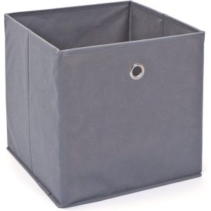Aufbewahrungsbox Wase grau Faltbox Faltkiste Box Kiste Staubox Regal Kiste Korb