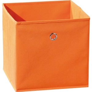 Aufbewahrungsbox Wase orange Faltbox Faltkiste Box Kiste Staubox Regal Kiste