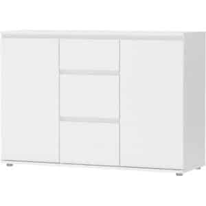 Sideboard Norsa Kommode Schubladenschrank Highboard Schrank Anrichte weiß