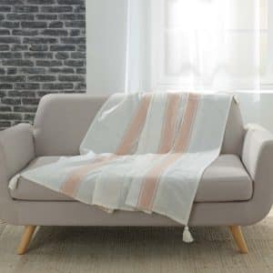 Baumwolle Wohndecke 125x150 Tagesdecke Kuscheldecke Sofa Couch Decke Überwurf