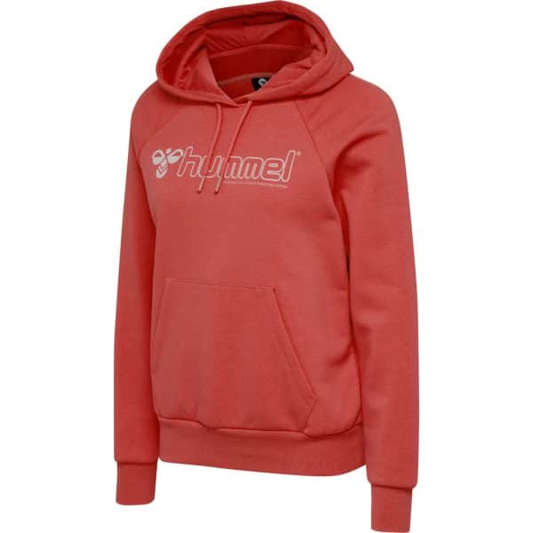 Hummel Damen hmlNONI Hoodie Kapuzenpullover Chili