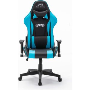 Gaming Computerstuhl Real Gamers Pro schwarz blau Drehstuhl Gamer Büro Stuhl