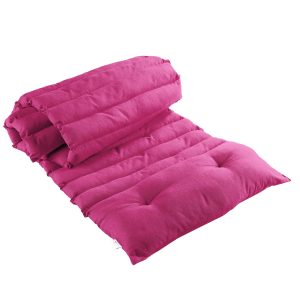 Premium Liegenauflage Baumwolle Pink