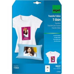 10 Blatt Sigel InkJet Transferfolie T-Shirt Druck Folie IP651 Bügelfolie