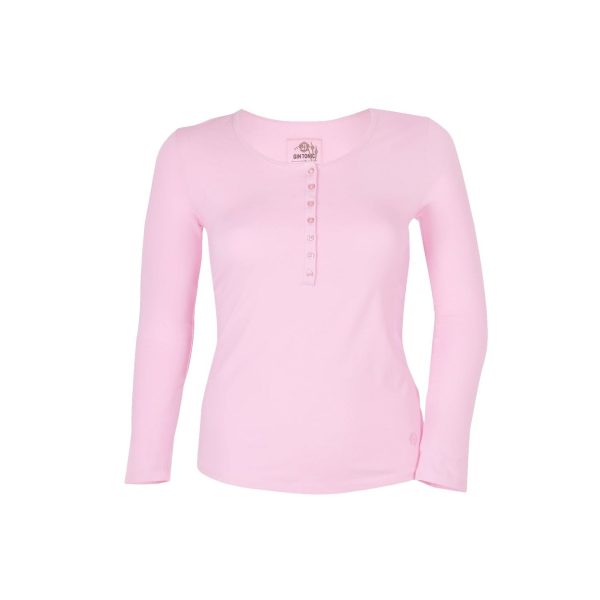 GIN TONIC Damen Langarm Shirt/m /rosa