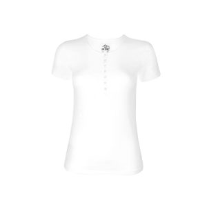 GIN TONIC Damen Basic T-Shirt... White
