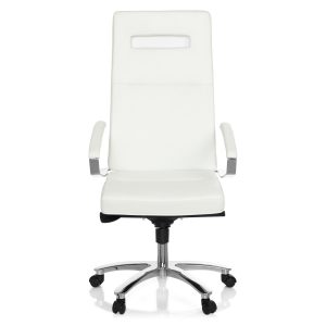 hjh OFFICE Profi Chefsessel PALANGA Leder mit Armlehnen Synchronmechanik