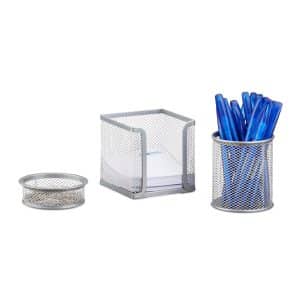 relaxdays Schreibtisch Organizer Set