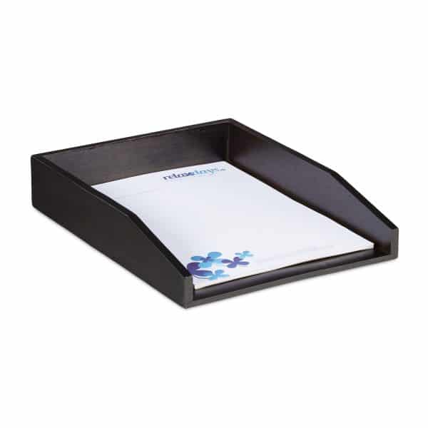 relaxdays Bambus Dokumentenablage braun