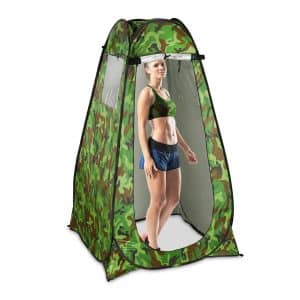 relaxdays Duschzelt Pop Up in Camouflage