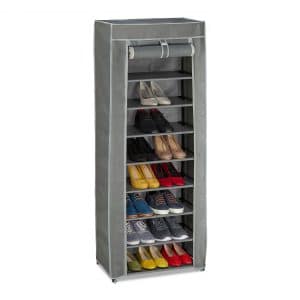relaxdays Schuhschrank Stoff 9 Fächer