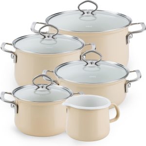 Riess Topfset Sparset 5-teilig CAPPUCCINO