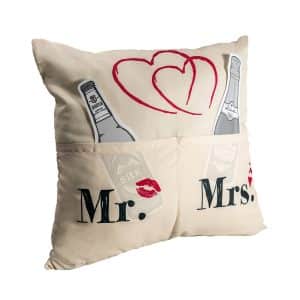 HTI-Living Kissen mit Taschen Mr.   Mrs.