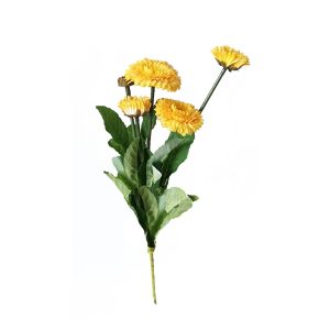 HTI-Living Kunstblume Gelbe Margerite Flora