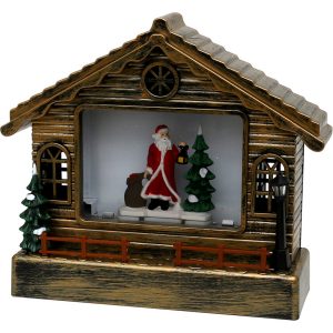 SIGRO LED Haus mit Santa