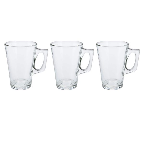 neuetischkultur Kaffe-Tee-Glas 3er Set klassisch