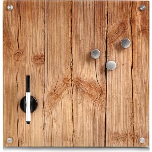 HTI-Living Memoboard Glas Wood