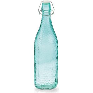 neuetischkultur Glasflasche mit Bügelverschluss Aqua