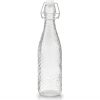 neuetischkultur Glasflasche transparent mit Bügelverschluss