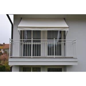 Angerer Klemmmarkise beige 150 cm Balkonmarkise Markise Balkon