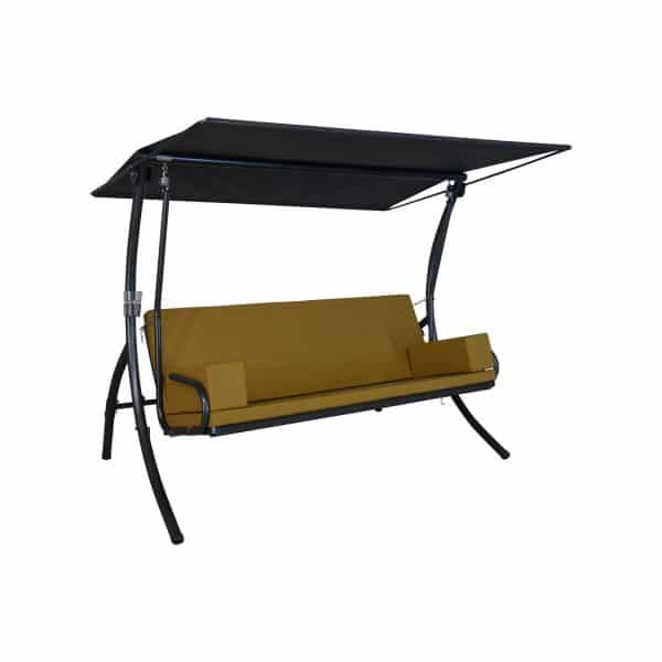 Angerer Hollywoodschaukel 3-Sitzer Elegance Tolar ocker