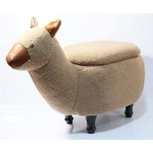 Better Home Kinder-Tierhocker "Alvin Alpaca" mit Stauraum