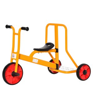HOMCOM Kinderdreirad mit Stehplattform bunt 101L x 58 B x 63H cm   Dreirad Spielzeug Laufrad Kinderfahrzeug Fahrrad Fahrzeug