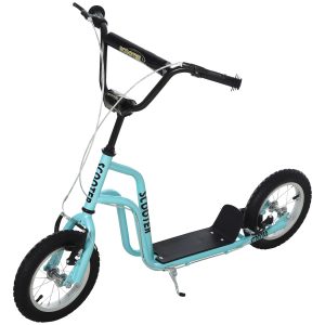 HOMCOM Kinderroller mit höhenverstellbaren Lenker 120 x 58 x 75-80 cm (BxTxH)   Tretroller Cityroller Kinder Roller Scooter