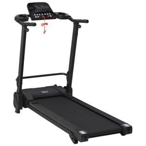 HOMCOM Elektrisches Laufband mit LCD-Display schwarz 164 x 70 x 125 cm (LxBxH)   Heimlaufband Lauftraining Fitness Fitnnessgerät