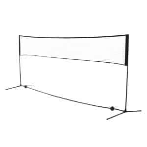 HOMCOM Badmintonnetz höhenverstellbar schwarz 400 x 103 cm x 94-158 cm (BxTxH)   Volleyball Tennisnetz tragbar Federball Pickleball