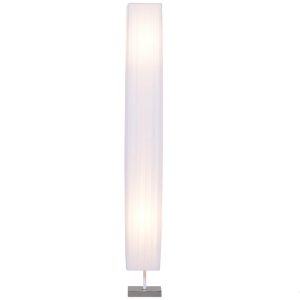 HOMCOM Stehlampe weiß 14 x 14 x 120 cm (LxBxH)   Wohnzimmerlampe Standleuchte Stehleuchte Lampe